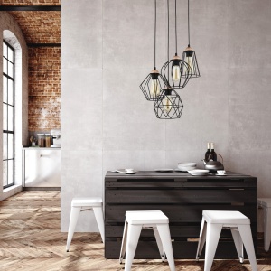 Lustra Negru Cupru 4xE27 GALAXY 1643TK - Img 2