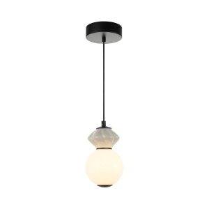 Lustra Negru LED becuri Balos