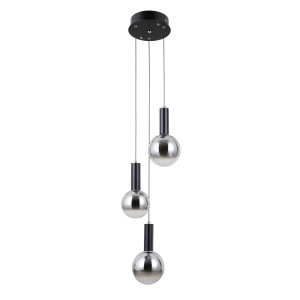 Lustra Strela Negru 3 x LED - Img 1