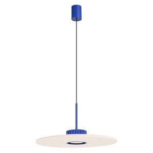 Lustră suspendată OVO 1 ultramaryna/beżowa filc Gx53