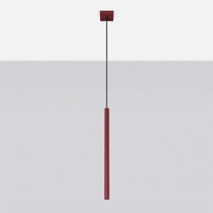 Lustră suspendată PASTELO 1 burgundy - Img 2