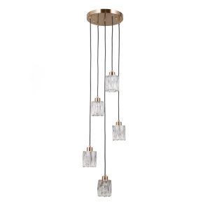 Lustra Torno Auriu 5 x E14