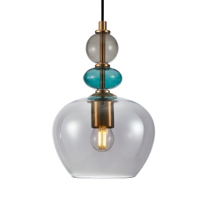 Pendul Busco Multicolor 1xE27 fumuriu - Img 2
