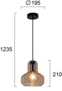 Pendul E27 Mandy 4295800 - Img 2