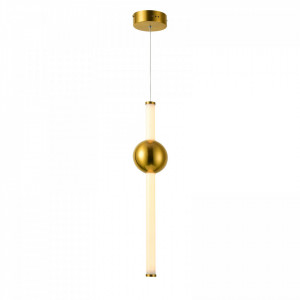 Pendul modern alb cu glob de sticla Halling