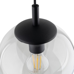 Pendul Negru 1xE27 ESME 3267TK - Img 4