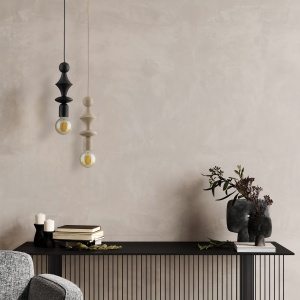 Pendul Negru 1xE27 TOWER 10871TK - Img 4