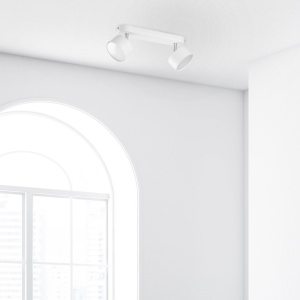 Plafoniera/ Aplica perete Alb Chrome 2xGX 53 CLARK 3395TK - Img 2