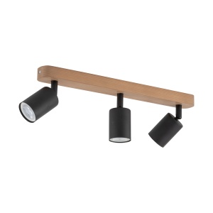 Plafoniera/ Aplica perete Bej Negru 3xGU10 TOP 3292TK - Img 2