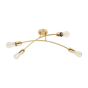 Plafoniera Auriu 4xE27 HELIX 4688TK - Img 1