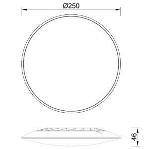 Plafoniera LED 16W 5000K SLIM 7970 - Img 2