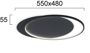 Plafoniera LED 3000K Evelyn 4301901 - Img 2