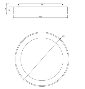 Plafoniera LED dimabil NISEKO II ROUND CEILING 8584 - Img 2