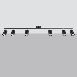 Plafonieră LEMMI 6L Negru - Img 2