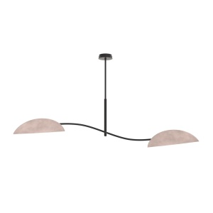 Plafoniera LOTUS 2 Negru Gri
