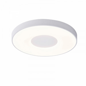 Plafoniera moderna alba rotunda Coin L