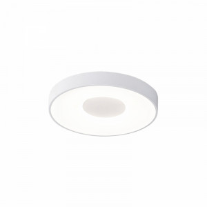 Plafoniera moderna alba rotunda Coin S