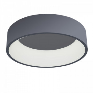 Plafoniera moderna gri rotunda cu led Chiara d45 3000k