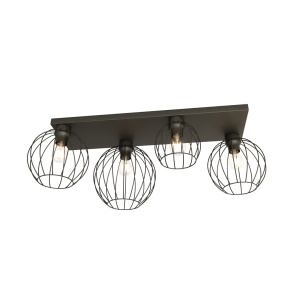 Plafoniera NEST 4 Negru