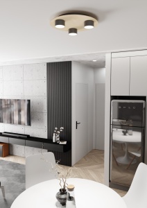Plafoniera PIXO 3 Negru - Img 3