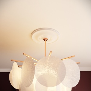 Rozeta din poliuretan, Manavi, R128 - Ø 30 cm - Img 2