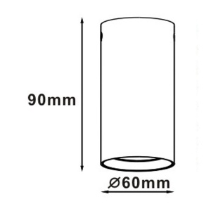 Spot aplicat Manacor 9 cm alb 1xGU10 - Img 3
