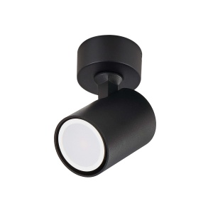 Spot aplicat Snow New 1 Negru 1xGU10 - Img 1