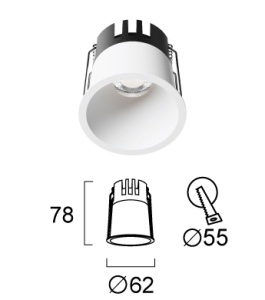 Spot incastrat LED 2700K-6500K Dylan 4311100 - Img 4