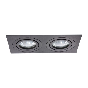 Spot incastrat Metis 2 Negru 2xGU10 - Img 1