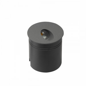 Spot incastrat modern pentru scara grafit rotund Aspen