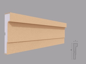 Ancadrament fereastra exterior FP112 dimensiuni 140x35x2000mm - Img 1
