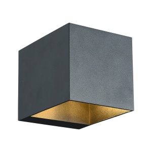 Aplica perete Alaska Negru 1xG9 - Img 1