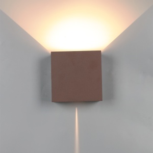 Aplica perete exterior LED* 2*10W 2700K dimabil Caramiziu DAVOS XL 8612 - Img 1