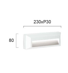 Aplica perete exterior LED 3000K Leros Plus 4138101 - Img 2
