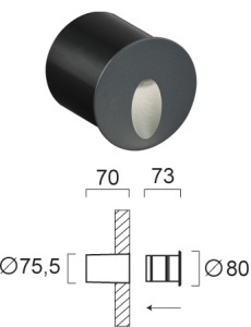 Aplica perete exterior LED 3000K Serifos 4261100 - Img 3