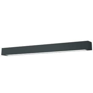 Aplica perete Ibros 120 cm Negru IP44 LED CCT