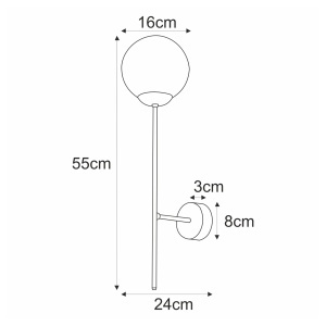 Aplica perete K-5406 - LUMIA - Img 3