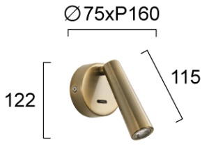 Aplica perete LED 3000K Mystery 4271301 - Img 2