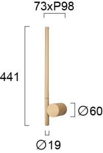 Aplica perete LED 3000K Novita 4293001 - Img 3