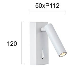 Aplica perete LED 3000K Zen 4229300 - Img 3