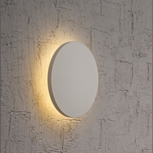 Aplica perete moderna alba rotunda cu led Bora Bora XS