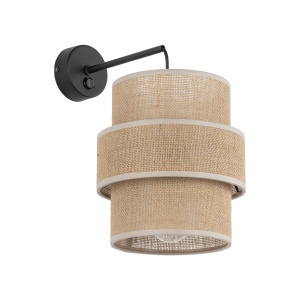 Aplica perete Negru 1xE27 CALISTO 5400TK - Img 1