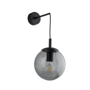Aplica perete Negru 1xE27 ESME 5386TK - Img 1