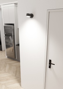 Aplica perete SORA K1 Negru - Img 2