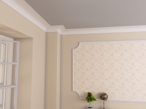 Bagheta de colt / Cornisa de interior BC34 dimensiuni 160x80x2000mm - Img 2