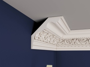 Bagheta de colt / Cornisa de interior poliuretan BC36 dimensiuni 150x160x2000mm - Img 2