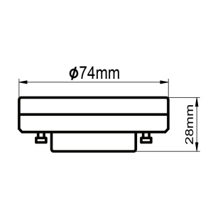 Bec LED GX53 12W dimabil 3000K GX53 BULBS R09287 - Img 2