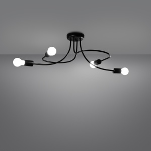 Candelabru LEVAR 4 Negru - Img 3
