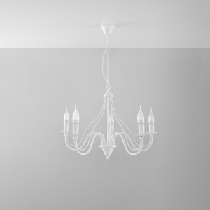 Candelabru MINERWA 5 alb - Img 2