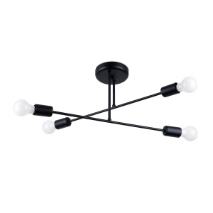 Candelabru NORAH 4 Negru - Img 1